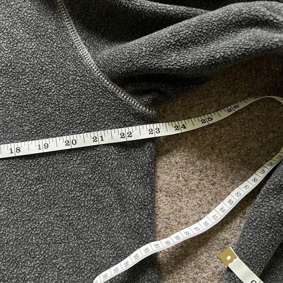 True Grit American Outdoor Co Grey Fleece 1/4 Zip Pullover Sweater Men’s Large - Picture 10 of 12